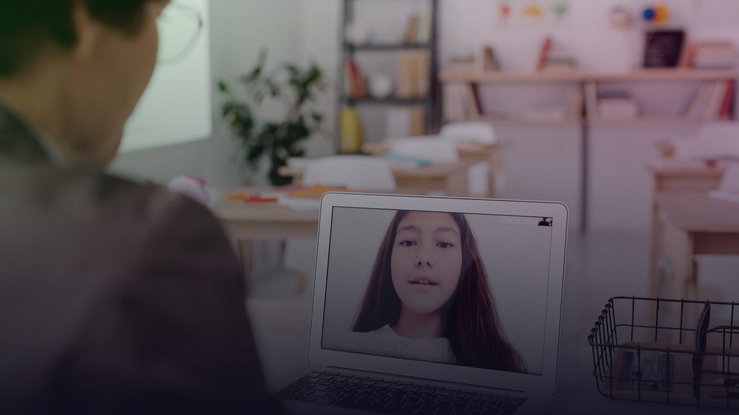 Symbolbild zum Thema: distance learning platform.